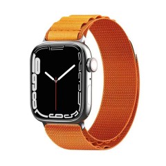 Curea pentru Apple Watch 1/2/3/4/5/6/7/8/SE/SE 2/Ultra (42/44/45/49mm) - Techsuit Watchband (W037) - Portocaliu