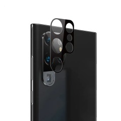 Folie Camera pentru Samsung Galaxy S23 Ultra - Techsuit Full Camera Glass - Negru