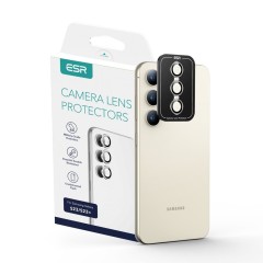 Folie Camera pentru Samsung Galaxy S23 / S23 Plus - ESR Lens Protector Tempered Glass - Argintiu