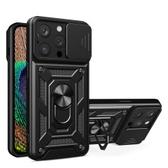 Husa pentru iPhone 14 Pro Max - Techsuit CamShield Series - Negru