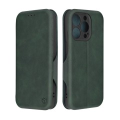 Husa pentru iPhone 14 Pro Techsuit Safe Wallet Plus, Green - Verde