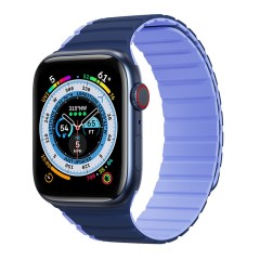 Curea pentru Apple Watch 1/2/3/4/5/6/7/8/SE/SE 2 (38/40/41mm) - Dux Ducis LD Series - Albastru