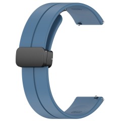 Curea pentru Samsung Galaxy Watch 4/5/Active 2, Huawei Watch GT 3 (42mm)/GT 3 Pro (43mm) - Techsuit Watchband (W011) - Albastru