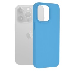 Husa pentru iPhone 15 Pro Max - Techsuit Soft Edge Silicone - Denim Blue