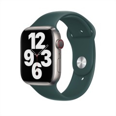 Curea Apple Watch 1/2/3/4/5/6/7/8/SE - 38/40/41 MM - S /m - Silicone Sport Casey Studios Casey Studios - Dark Green