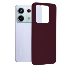 Husa pentru Xiaomi Redmi Note 13 Pro 5G / Poco X6 - Techsuit Soft Edge Silicone - Plum Violet