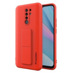 Husa Xiaomi Redmi 9 Wozinsky Kickstand Case - Rosu