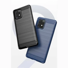Husa Samsung Galaxy S10 Lite Arpex Carbon Silicone - Negru Negru