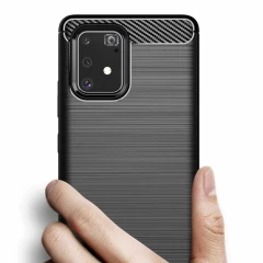 Husa Samsung Galaxy S10 Lite Arpex Carbon Silicone - Negru Negru