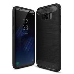 Husa Samsung Galaxy S8 Plus Arpex Carbon Silicone - Negru