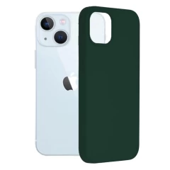 Husa iPhone 13 Arpex Soft Edge Silicone - Verde Inchis Verde Inchis