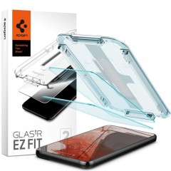 Pachet 2x Folie Sticla Samsung Galaxy S22 Spigen Glas.TR EZ-FIT - Clear