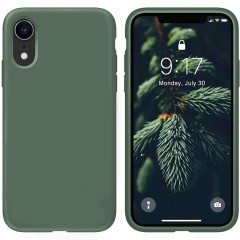 Husa iPhone XR Casey Studios Premium Soft Silicone - Webster Green