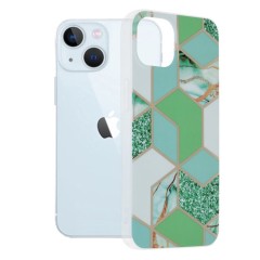 Husa iPhone 13 Arpex Marble Series - Green Hex