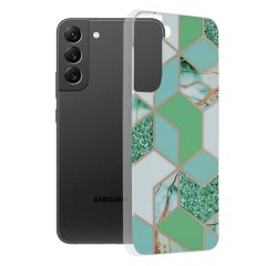 Husa Samsung Galaxy S22 Plus Arpex Marble Series - Green Hex