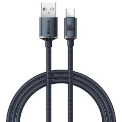 Cablu Date USB la Type-C, 100 W, 2 m, Baseus, CAJY000501 - Negru