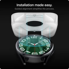 Folie pentru Samsung Galaxy Watch6 Classic 47mm (set 2) - Spigen Glas.TR EZ FIT - Clear transparenta