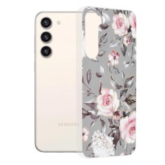 Husa pentru Samsung Galaxy S23 Plus - Techsuit Marble Series - Gri