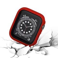 Carcasa 360° (Husa + Folie) Apple Watch 4/5/6/SE - 40MM Casey Studios - Red Red