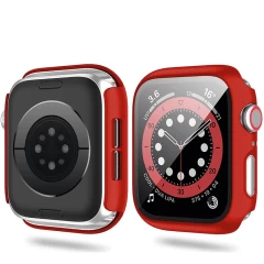 Carcasa 360° (Husa + Folie) Apple Watch 4/5/6/SE - 40MM Casey Studios - Tpu Red 