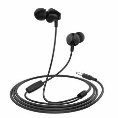 Casti Jack cu Microfon, 1.2m - Hoco (M60) - Black