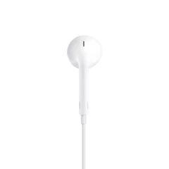Apple - Original Wired Earphones A3046 (MTJY3ZM/A) - Type-C with Microphone - White (Blister Packing) Alb