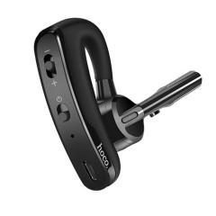Casti in-ear Wireless, Bluetooth 4.1, Microfon Rotativ si Suport de Ureche HOCO E15 - Negru