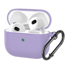 Husa Airpods 3 Casey Studios Silicone - Light Lilac