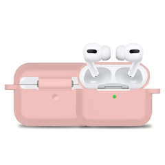 Husa Airpods Pro Casey Studios Silicone - Pink Pink