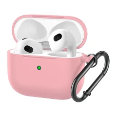 Husa Airpods 3 Casey Studios Silicone - Light Lilac Pink 