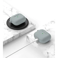 Husa Airpods 3 Casey Studios Silicone - Light Gray Light Gray