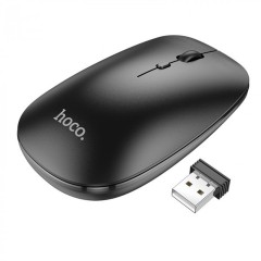 Mouse Wireless 2.4G, 800/1200/1600 DPI - Hoco (GM15) - Black