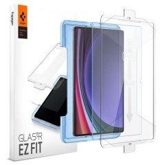 Folie pentru Samsung Galaxy Tab S9 Plus - Spigen Glas.TR EZ FIT - Clear