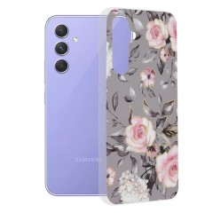 Husa pentru Samsung Galaxy A54 - Techsuit Marble Series - Gri