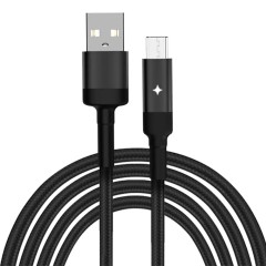 Cablu USB to Micro USB, 2.4A, 1.2m Yesido CA-28 - Negru