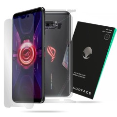 Folie Regenerabila ASUS ROG Phone 3 Strix / Rog Phone 3 Alien Surface [Screen+Edges+Back] - Transparent