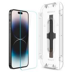 Folie pentru iPhone 14 Pro Max (set 2) - Spigen Glas.tR EZ FIT - transparenta transparenta