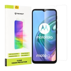 Folie pentru Motorola Moto E7 Plus / Moto G30 / Moto G9 Play / Moto G10 / Moto G20 - Techsuit Clear Vision Glass - transparenta