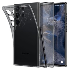 Husa pentru Samsung Galaxy S23 Ultra - Spigen Liquid Crystal - transparenta
