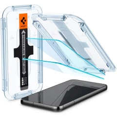 Folie pentru Samsung Galaxy S23 (set 2) - Spigen Glas.tR EZ FIT - transparenta transparenta