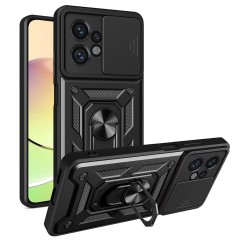 Husa pentru Motorola Edge 40 Pro - Techsuit CamShield Series - Negru