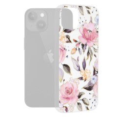 Husa pentru iPhone 15 Plus - Techsuit Marble Series - Chloe White