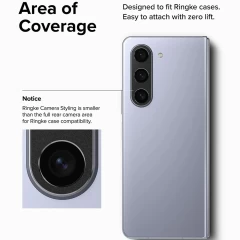 Protectie Camera pentru Samsung Galaxy Z Fold5 - Ringke Camera Styling - Black Negru