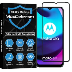 Folie Sticla CASEY STUDIOS compatibila cu Motorola Moto E20, Full Glue, Duritate Militara, Ultra HD, Anti Zgarieturi, Anti Amprente, Anti Socuri, Margini Negre