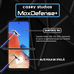 Folie Sticla CASEY STUDIOS compatibila cu Xiaomi 12 / 12X, Full Glue, Duritate Militara, Ultra HD, Anti Zgarieturi, Anti Amprente, Anti Socuri, Margini Negre Negru