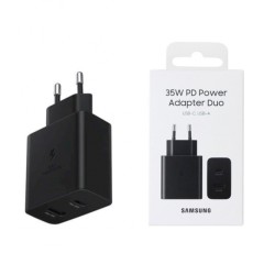 Incarcator Priza Type-C/USB,  PD 35W, QC 3.0 15W - Samsung (EP-TA220NBEGEU) - Black (Blister Packing)