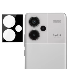 Folie Camera pentru Xiaomi Redmi Note 13 Pro+ 5G - Techsuit Full Camera Glass - Black Negru