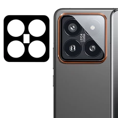 Folie Camera pentru Xiaomi 14 Pro - Techsuit Full Camera Glass - Black Negru