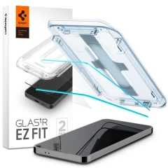 Folie pentru Samsung Galaxy S24 (set 2) - Spigen Glas.tR EZ FIT - Clear transparenta