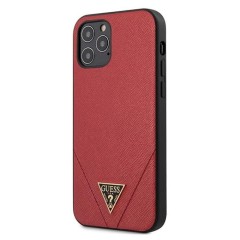 Husa iPhone 12 Pro Max Guess Saffiano - Rosu